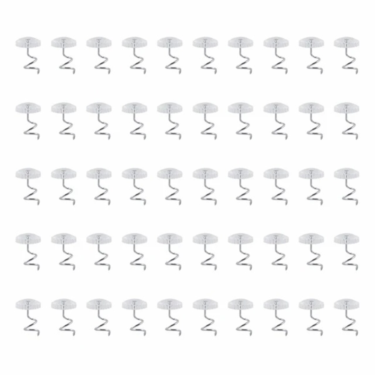 50 Pcs Upholstery Twist Pins Clear Head Fabric Tacks for Sofa Bedskirt Curtain Headliner Repair Pins